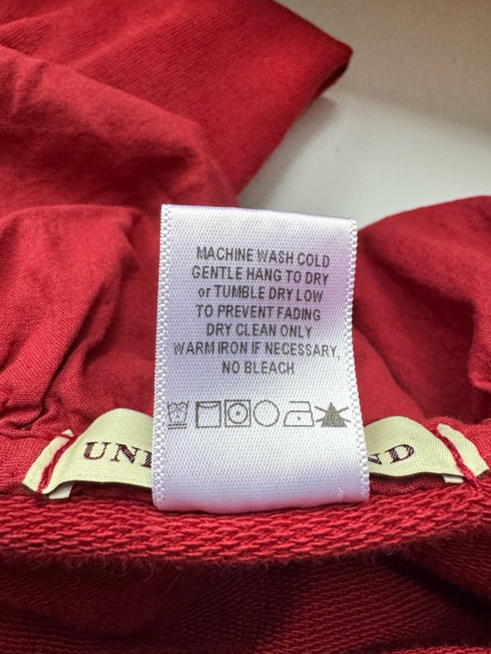 [Prairie Underground] Long Cloak Hoodie in Crimson Sz: M - Picture 4 of 15